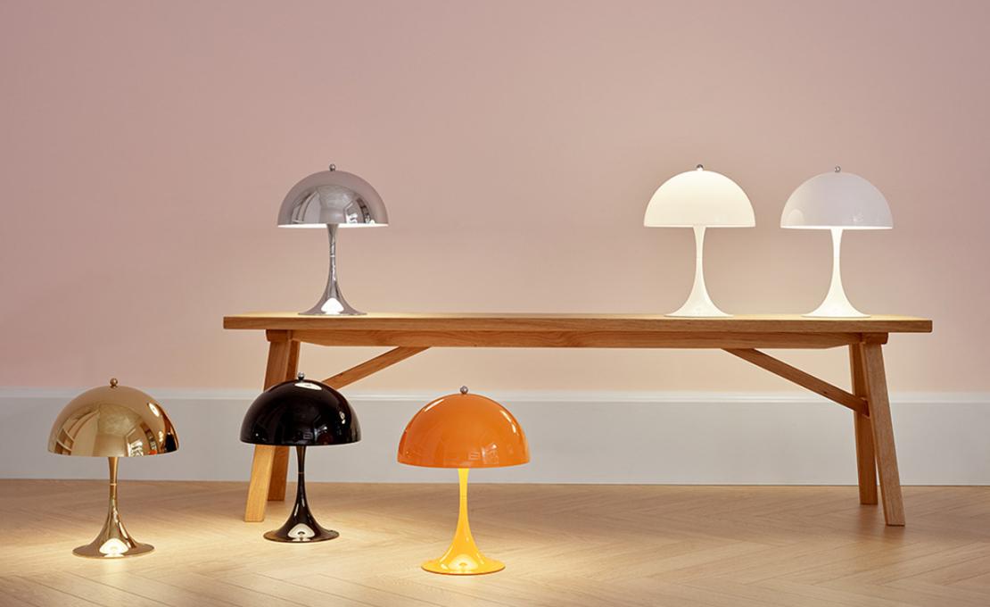 Настольная лампа модель Panthella Mini Lampada da Tavolo от фабрики Louis Poulsen