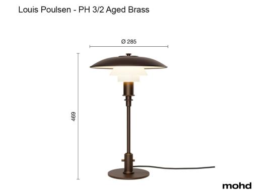 Настольная лампа модель 953429 от фабрики Louis Poulsen