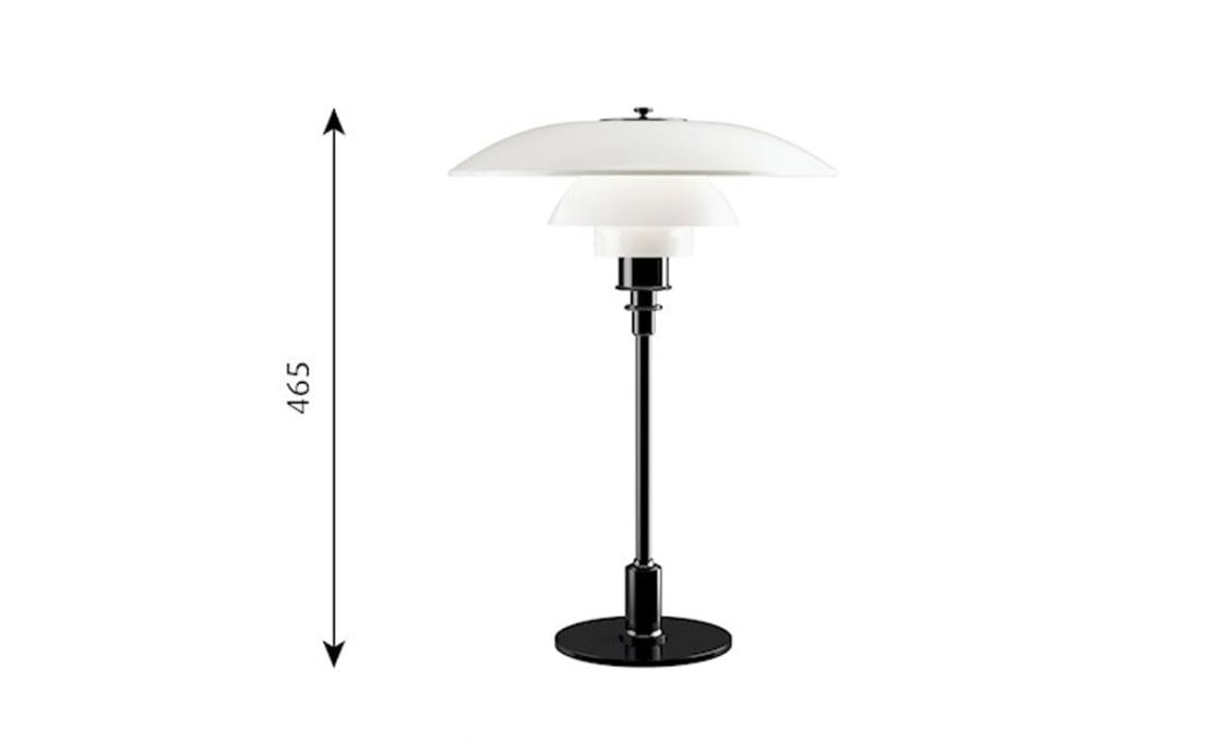 Настольная лампа модель PH 3½-2½ Glass Lampada da Tavolo от фабрики Louis Poulsen