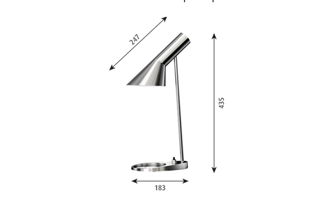 Настольная лампа модель AJ Mini Table Lamp Color Edition от фабрики Louis Poulsen