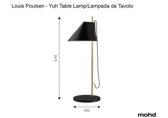 Настольная лампа модель Yuh Lampada da Tavolo от фабрики Louis Poulsen