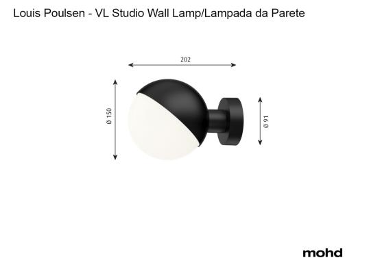 Бра модель VL Studio Wall Lamp от фабрики Louis Poulsen