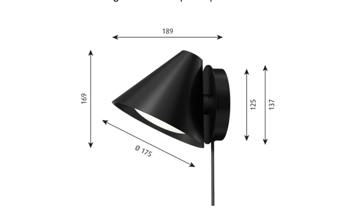Бра модель Keglen Wall Lamp от фабрики Louis Poulsen