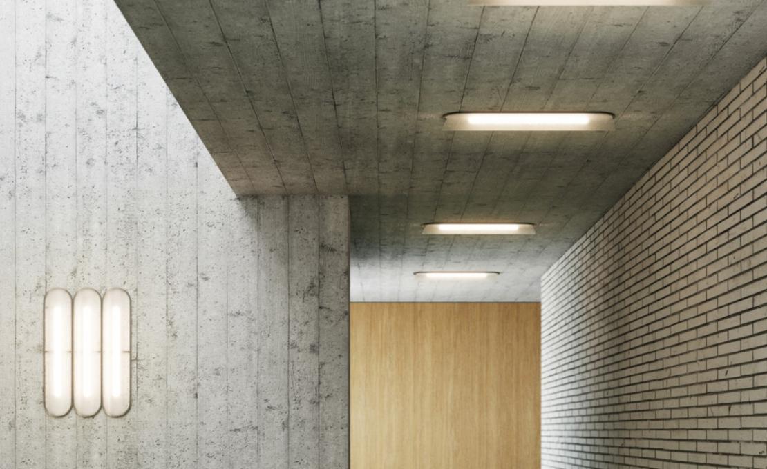 Потолочный светильник модель Vale 1 Wall/Ceiling Lamp - Horizontal от фабрики A-N-D