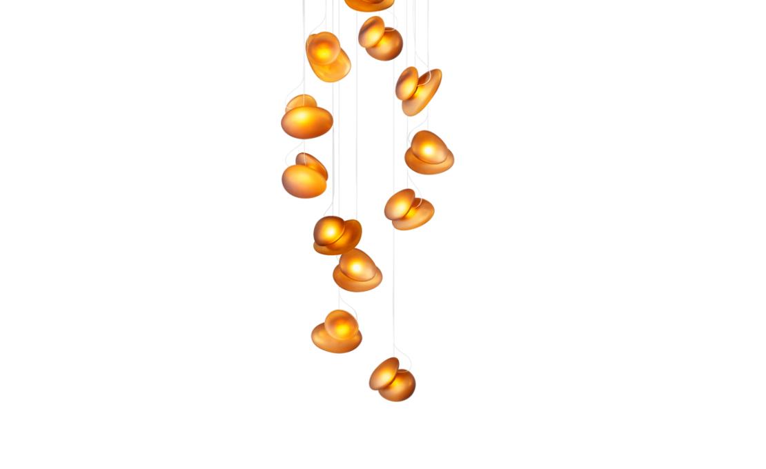 Люстра модель Pebble Chandelier 12P Double Helix UNV US 120V от фабрики A-N-D