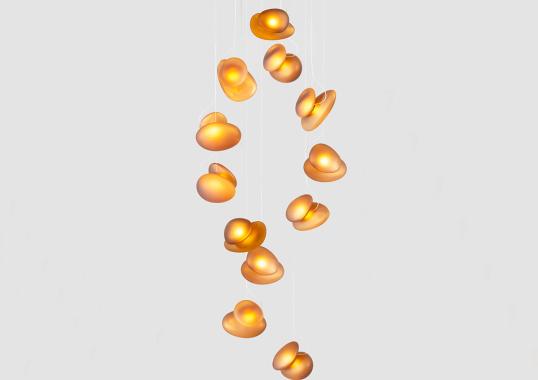 Люстра модель Pebble Chandelier 12P Double Helix UNV US 120V от фабрики A-N-D