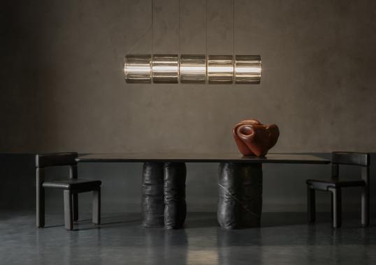 Подвесной светильник модель Column 300 Horizontal P-H 5 Suspension Lamp от фабрики A-N-D