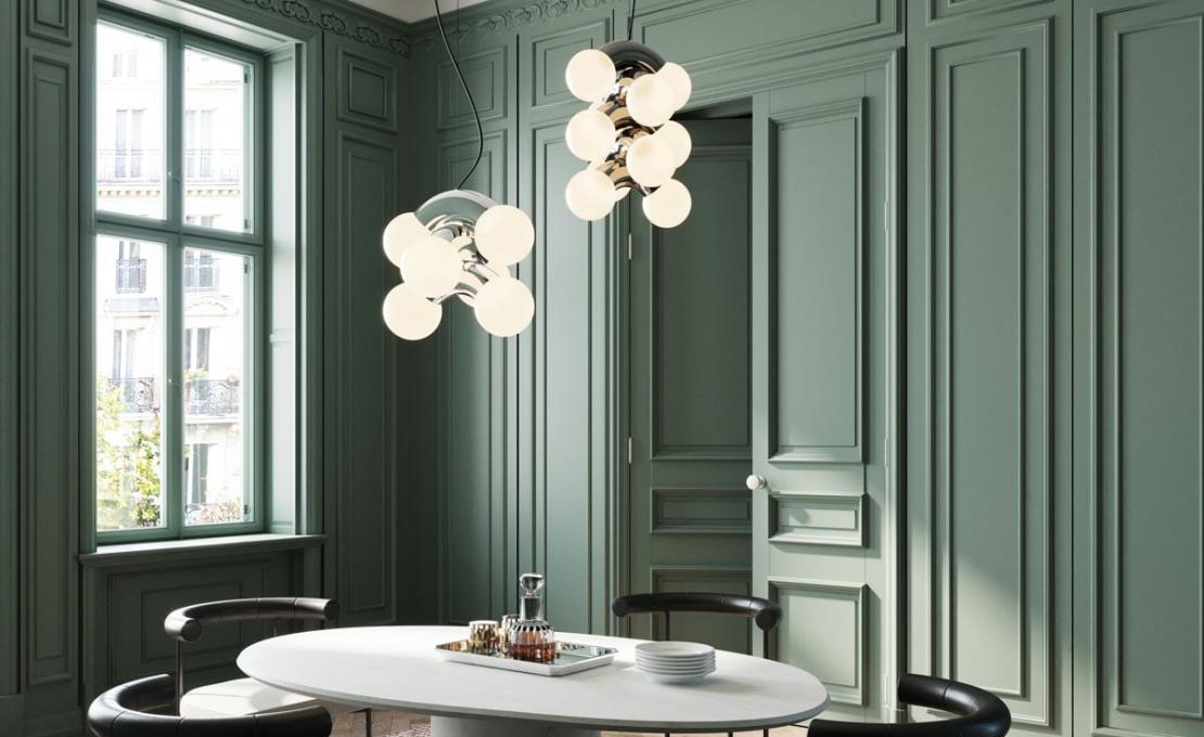 Подвесной светильник модель Vine 5 Suspension Lamp от фабрики A-N-D