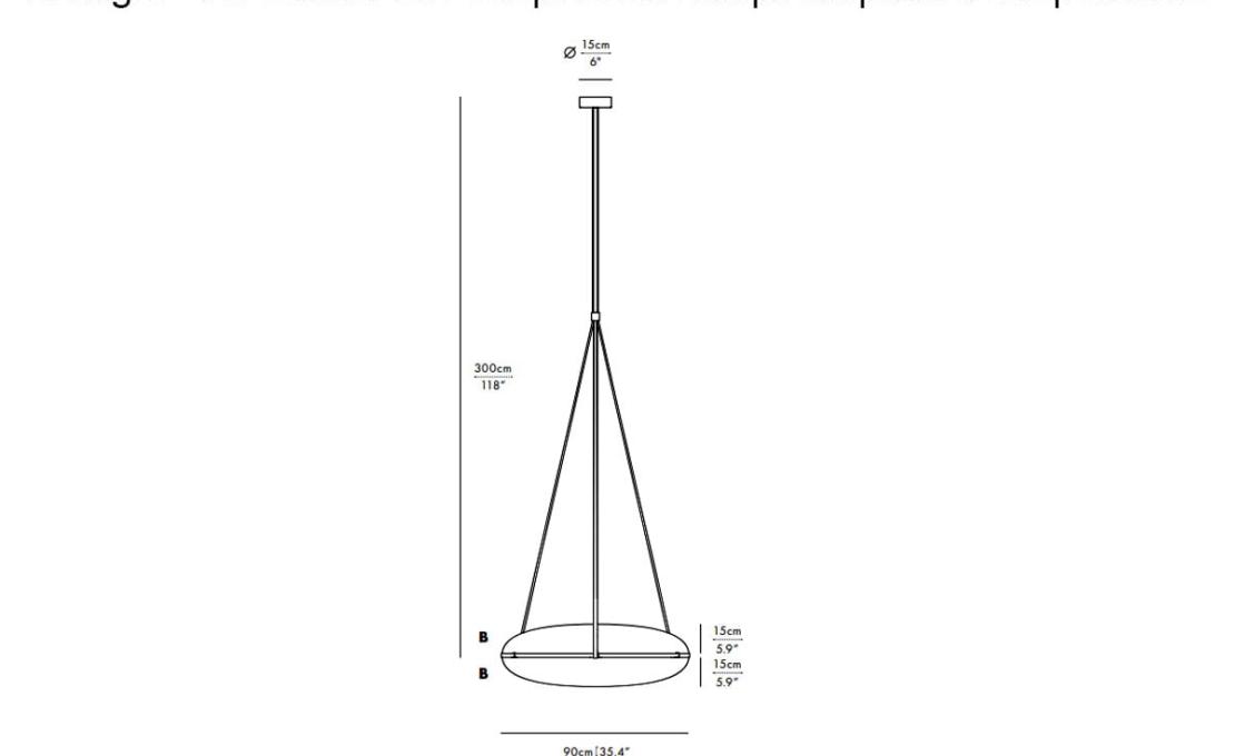 Подвесной светильник модель Iris Combo B/B Suspension Lamp от фабрики A-N-D