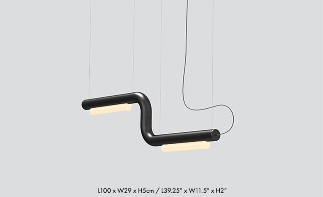 Подвесной светильник модель Pipeline CM 1 P pendant 2700K 010 US 120V от фабрики A-N-D