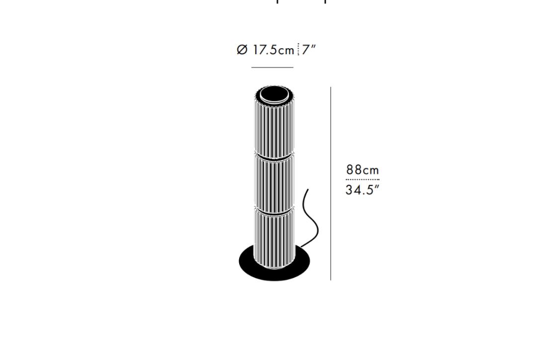 Торшер модель Column 175 Floor Lamp от фабрики A-N-D