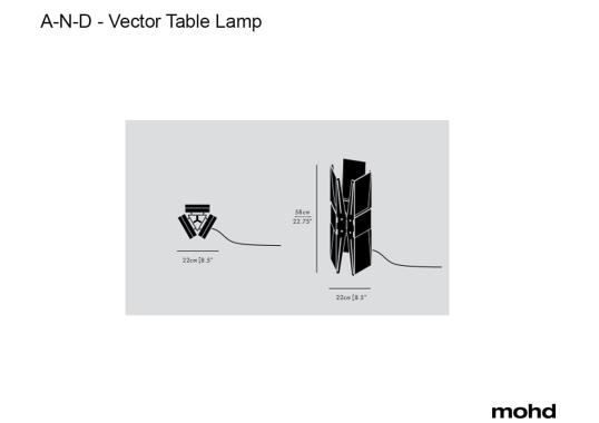 Настольная лампа Vector Table Lamp от A-N-D image 1