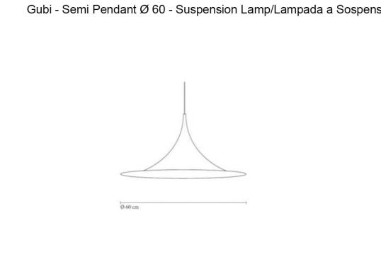 Подвесной светильник модель Semi Pendant Ø60 Lampada a Sospensione от фабрики Gubi