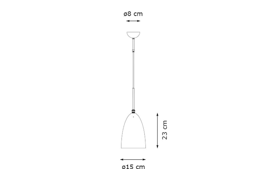 Подвесной светильник модель Gräshoppa Pendant Lamp от фабрики Gubi