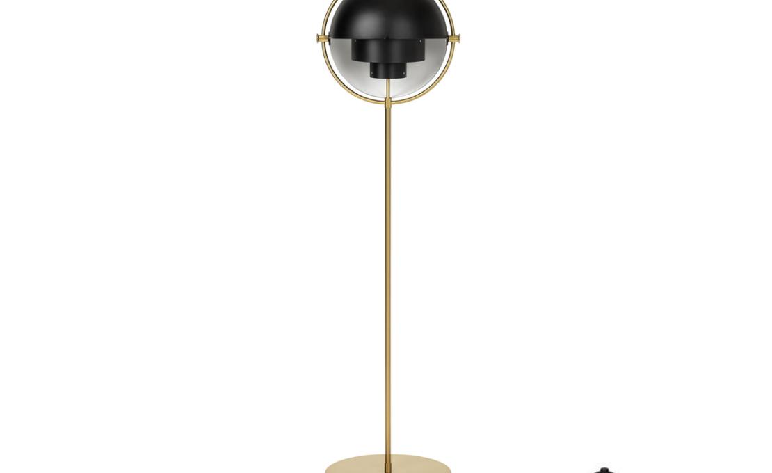 Торшер модель Multi-Lite Lampada da Terra - Base Ottone от фабрики Gubi