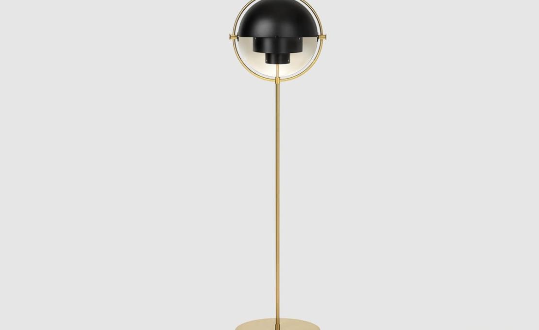 Торшер модель Multi-Lite Lampada da Terra - Base Ottone от фабрики Gubi