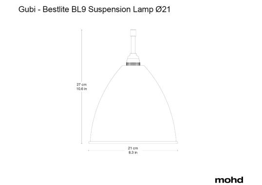 Подвесной светильник модель Bestlite BL9 Pendant Lampada a Sospensione от фабрики Gubi