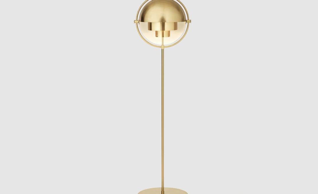 Торшер модель Multi-Lite Lampada da Terra - Base Ottone от фабрики Gubi