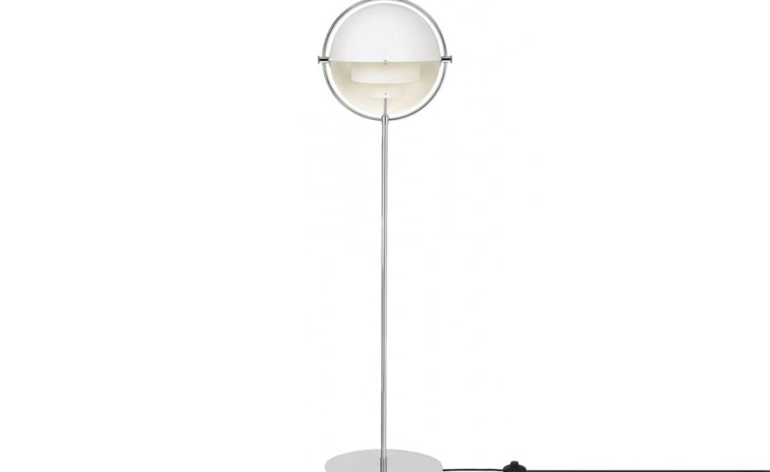 Торшер модель Multi-Lite Lampada da Terra - Base Cromo от фабрики Gubi