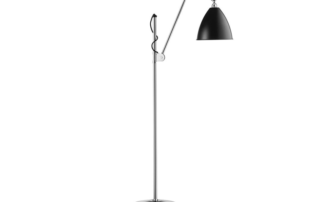 Торшер модель Bestlite BL3 Floor Lamp Chrome Base - M от фабрики Gubi