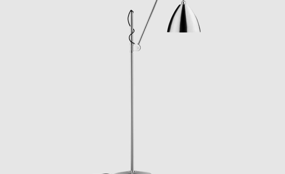 Торшер модель Bestlite BL3 Floor Lamp Chrome Base - M от фабрики Gubi