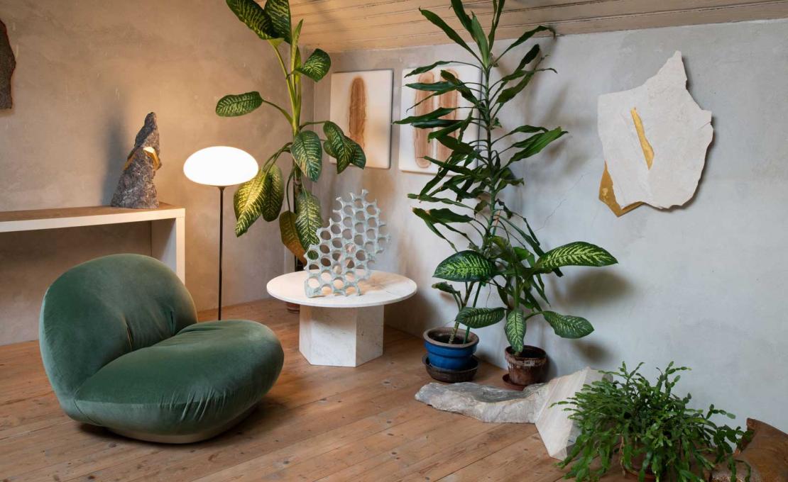 Торшер модель Stemlite Floor Lamp 110 cm от фабрики Gubi