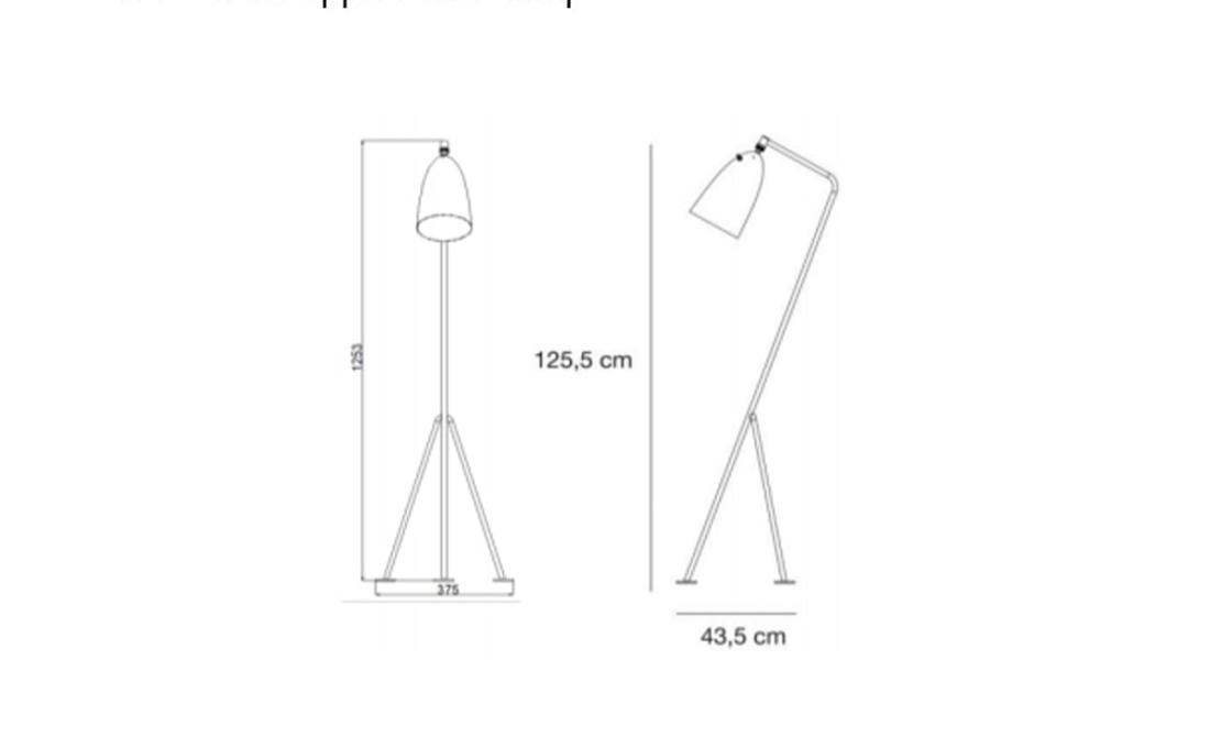 Торшер модель Grossman Grashoppa Floor Lamp от фабрики Gubi