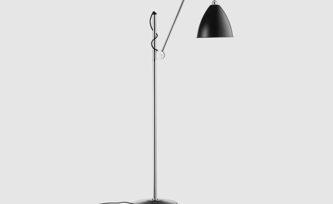 Торшер модель Bestlite BL3 Floor Lamp Chrome Base - M от фабрики Gubi