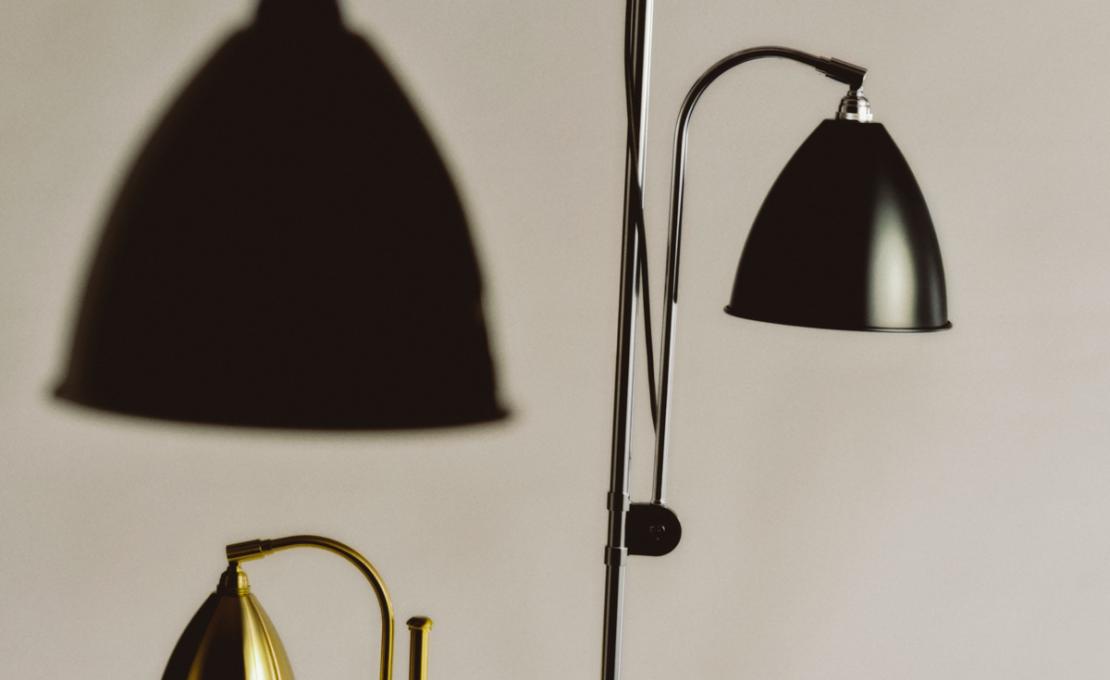 Торшер модель Bestlite BL3 Floor Lamp Chrome Base - M от фабрики Gubi