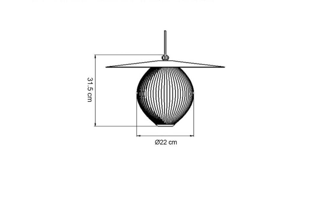 Подвесной светильник модель Satellite Outdoor Pendant - Medium от фабрики Gubi