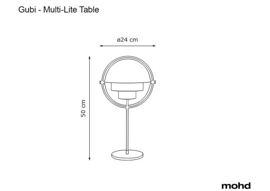 Настольная лампа модель Multi-Lite Table Lamp от фабрики Gubi