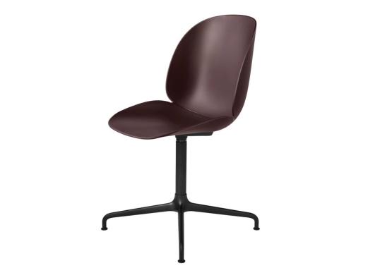 Стул модель Beetle Unupholstered Dining Chair - Casted Swivel Base от фабрики Gubi