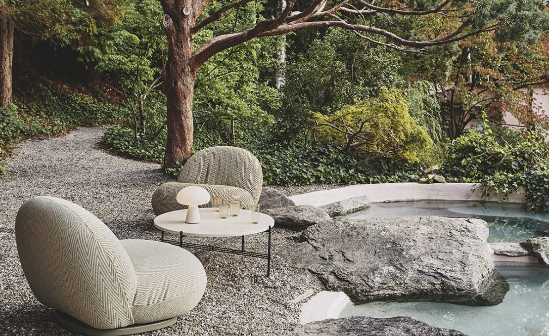 Кресло модель Pacha Outdoor Lounge Chair - Armchair от фабрики Gubi