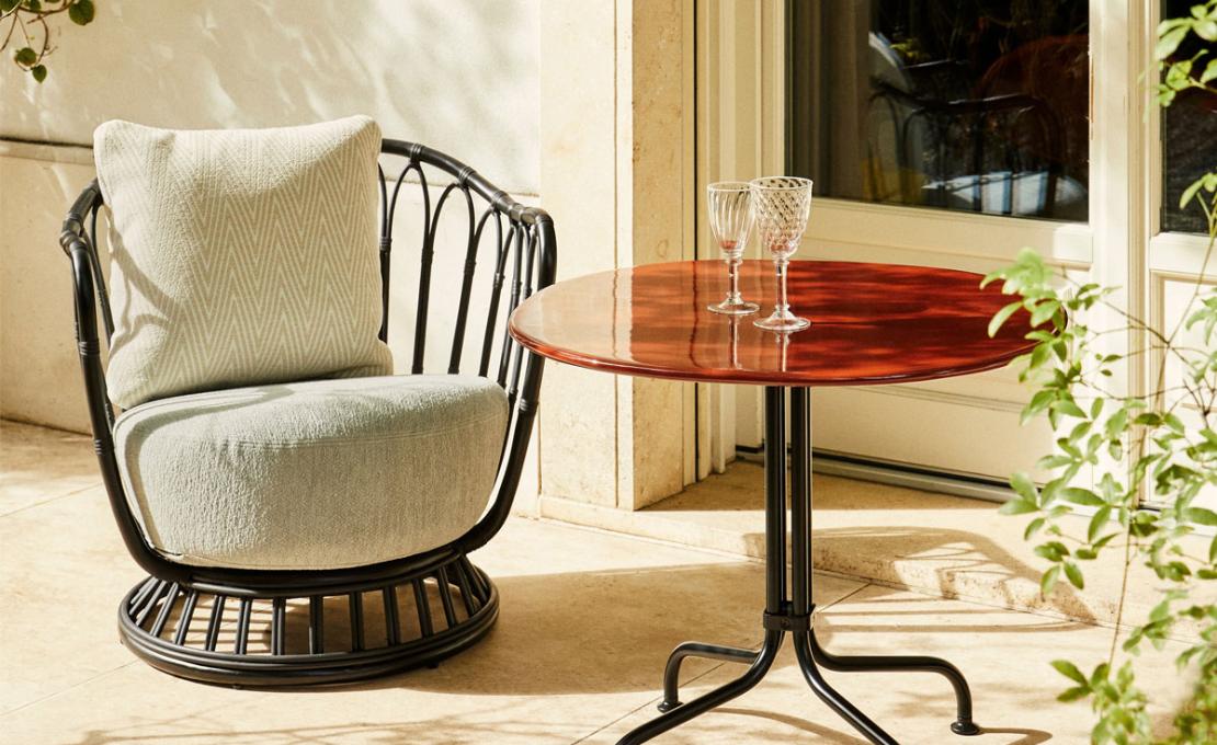 Журнальный столик модель Carmel Bistro Lounge Table от фабрики Gubi