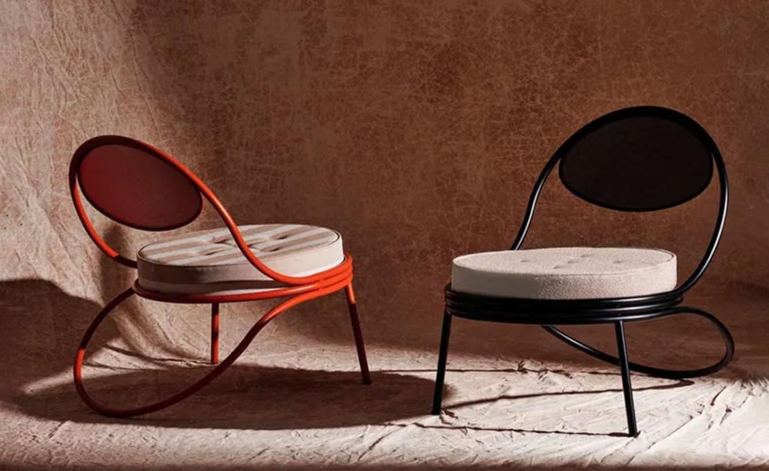 Кресло модель Copacabana Lounge Chair от фабрики Gubi