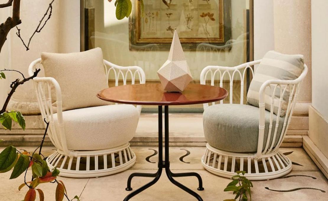Обеденный стол модель Carmel Bistro Dining Table от фабрики Gubi