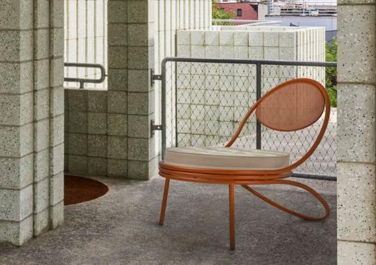 Кресло модель Copacabana Lounge Chair от фабрики Gubi