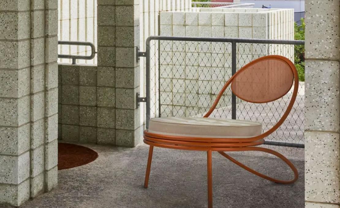 Кресло модель Copacabana Lounge Chair от фабрики Gubi
