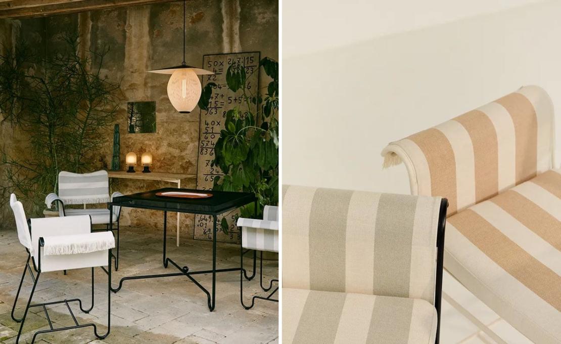 Стул модель Tropique Dining Chair with Fringes от фабрики Gubi
