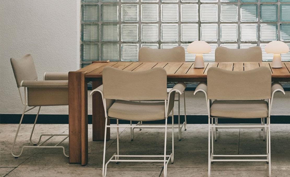 Обеденный стол модель Atmosfera Outdoor Table от фабрики Gubi