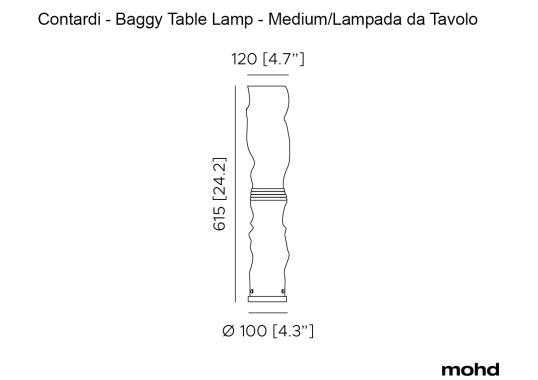 Настольная лампа Baggy Table Lamp от Contardi image 3