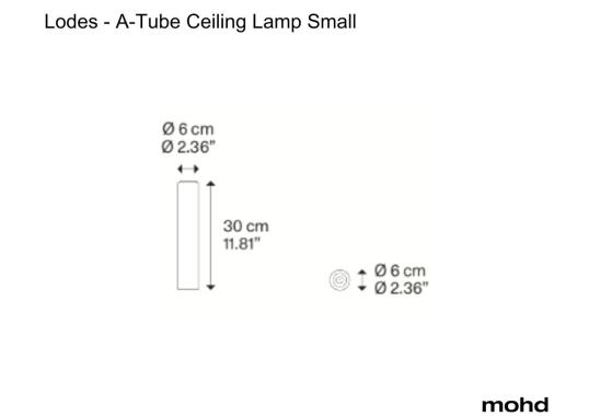 Потолочный светильник A-Tube Ceiling Lamp Small от Lodes image 1