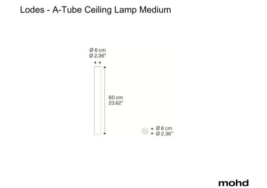 Потолочный светильник A-Tube Ceiling Lamp Medium от Lodes image 1