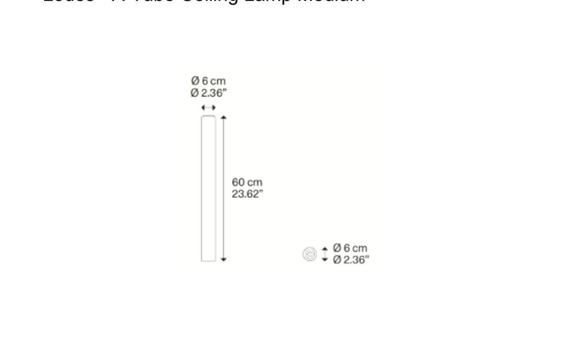 Потолочный светильник модель A-Tube Ceiling Lamp Medium от фабрики Lodes