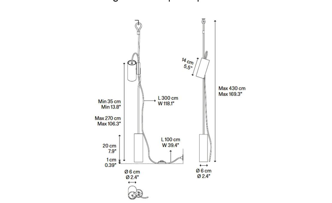 Торшер модель Cima Suspension /Floor Lamp от фабрики Lodes