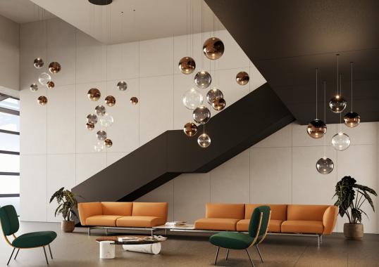 Подвесной светильник модель Random Solo 14 Suspension Lamp от фабрики Lodes