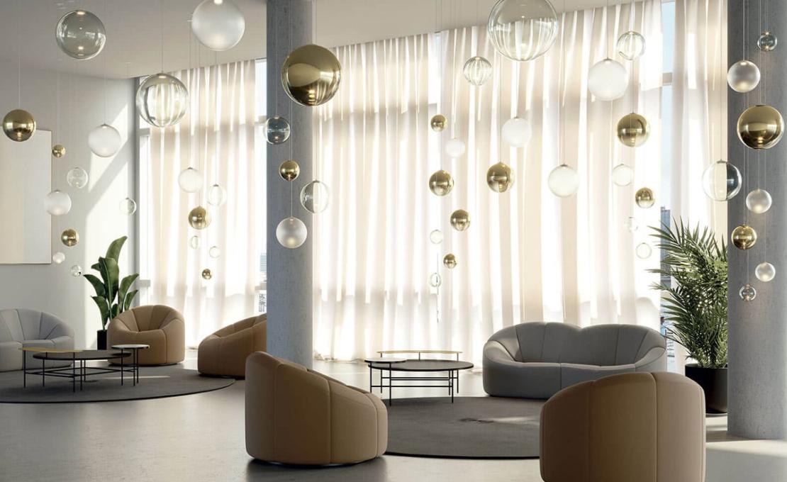 Подвесной светильник модель Random Solo 14 Suspension Lamp от фабрики Lodes