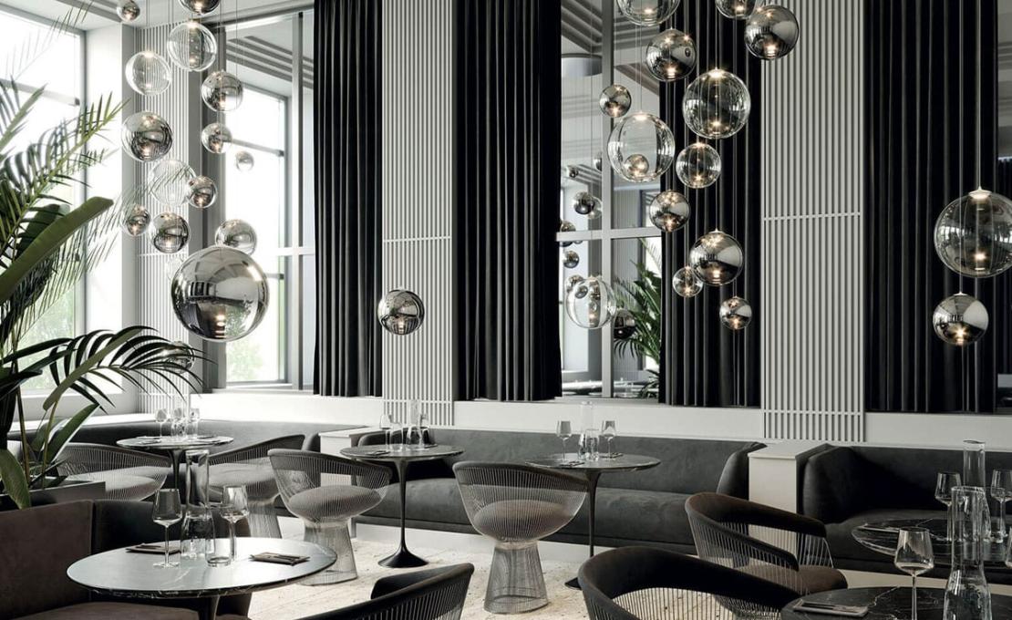 Подвесной светильник модель Random Solo 12 Suspension Lamp от фабрики Lodes