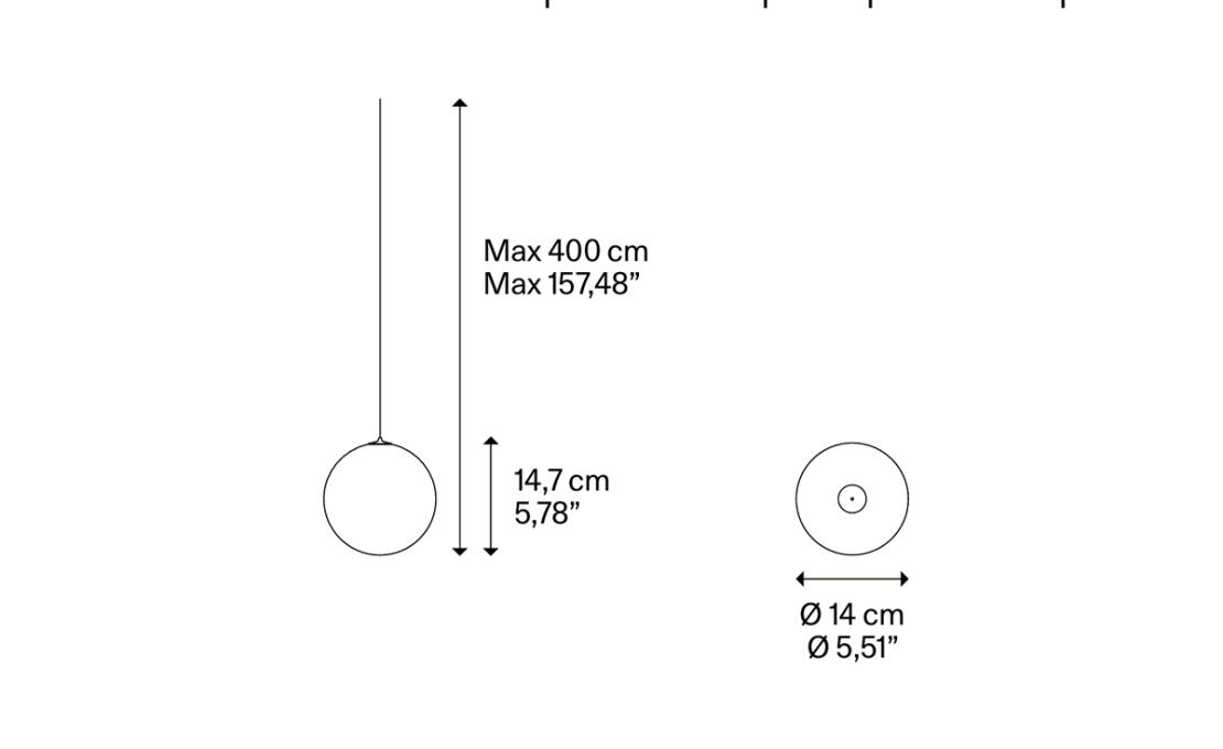 Подвесной светильник модель Random Solo 14 Suspension Lamp от фабрики Lodes