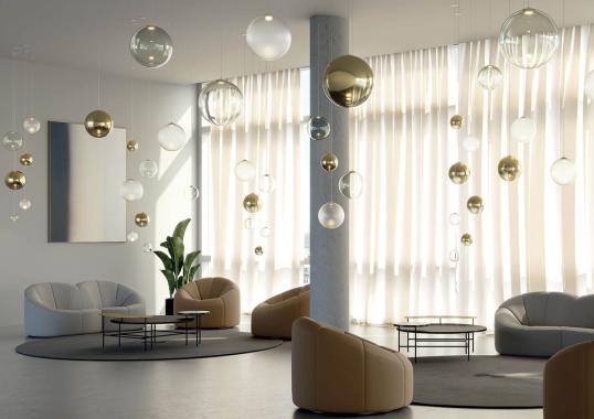 Подвесной светильник модель Random Solo 12 Suspension Lamp от фабрики Lodes